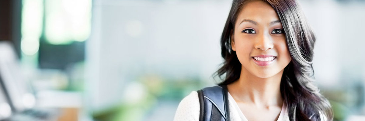 Smiling young woman